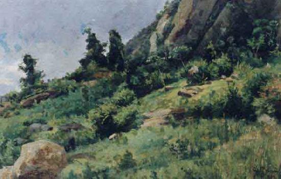 Johann Georg Grimm Trecho de paisagem Germany oil painting art